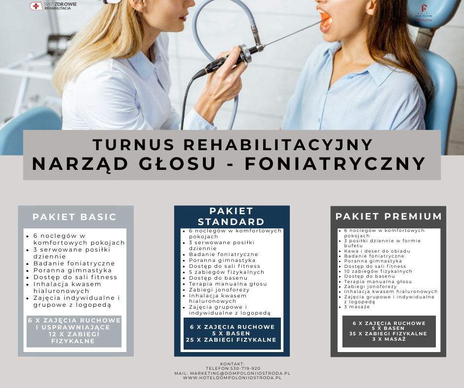 Pakiety turnusów narządu głosu i ruchu